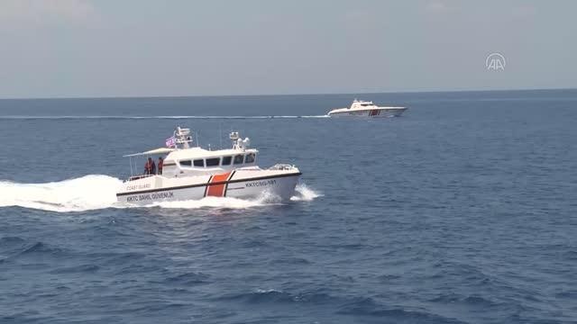 GAZİMAĞUSA - KKTC'de Şehit Teğmen Caner Gönyeli 2022 Arama Kurtarma Davet Tatbikatı devam ediyor