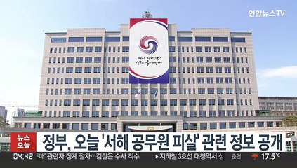 下载视频: 정부, 오늘 '서해 공무원 피살' 관련 정보 공개