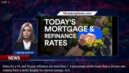 Descargar video: Today's 15-year mortgage refinance rates drop below 5% | June 15, 2022 - 1breakingnews.com