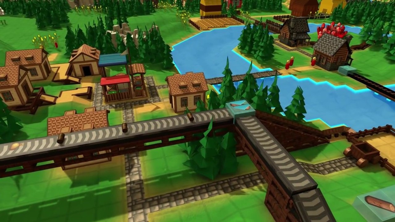 Factory Town: Der Trailer zum Aufbauspiel erinnert an Factorio