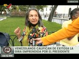 Venezolanos califican de exitosa la gira euroasiática del Presidente Maduro