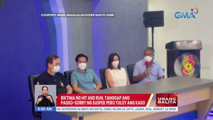 Biktima ng hit and run, tanggap ang pagso-sorry ng suspek pero tuloy ang kaso | UB