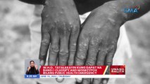 W.H.O. tatalakayin kung dapat na bang i-classify ang Monkeypox bilang public health emergency | UB