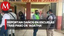 SEP reporta 77 espacios educativos dañados en Oaxaca tras paso de 'Agatha'