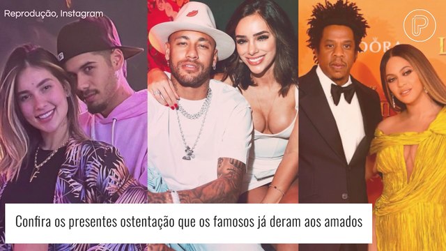 Obra de arte, diamantes e até sítio! Confira os presentes ostentação que os famosos já deram aos amados