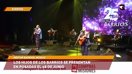 Los hijos de los Barrios se presentan en Posadas el 18 de junio