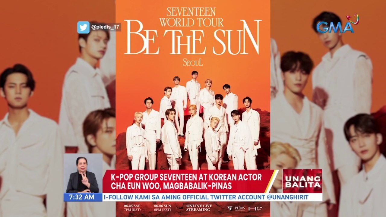 K-Pop group Seventeen at Korean actor Cha Eun Woo, magbabalik-Pinas | UB