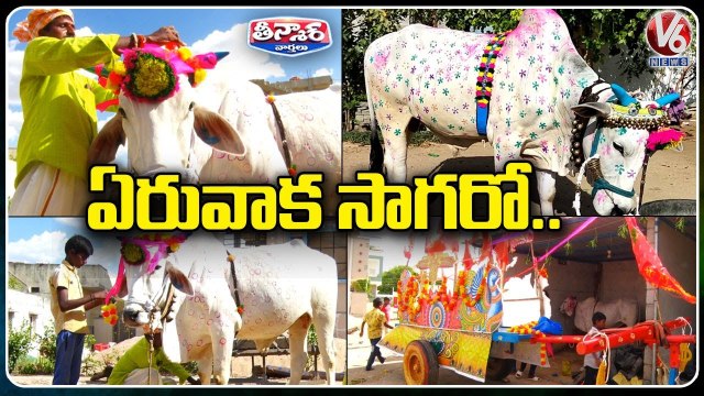 Farmers Grandly Celebrated Eruvaka Pournami 2022 _ Gadwal _ V6 Teenmaar