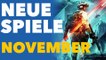 Neue Spiele im November - Vorschau-Video für PC und Konsolen-Spiele