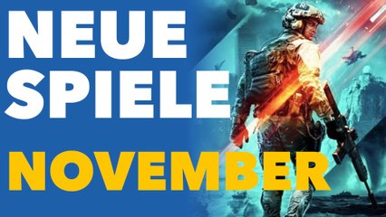 Neue Spiele im November - Vorschau-Video für PC und Konsolen-Spiele