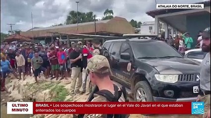 Policía brasileña encontró restos que serían de Dom Phillips y Bruno Pereira