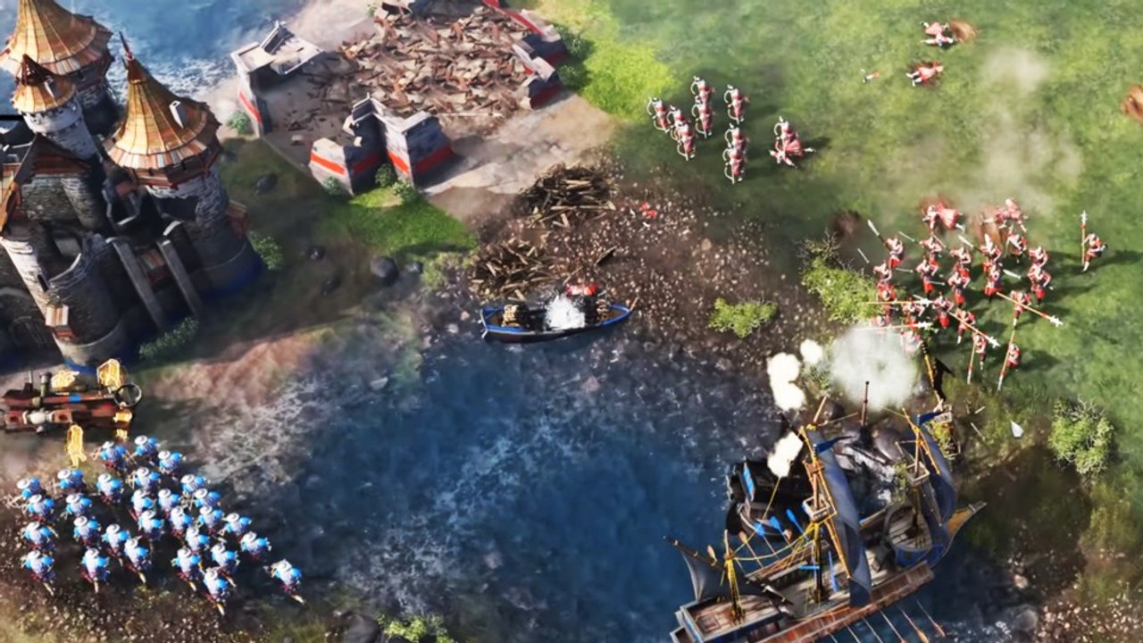 40 Minuten Gameplay: Komplettes Match aus Age of Empires 4 zeigt Frankreich vs. China
