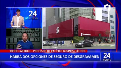 Carrillo experto en finanzas: “Los clientes podrán escoger el tipo de seguro de desgravamen”