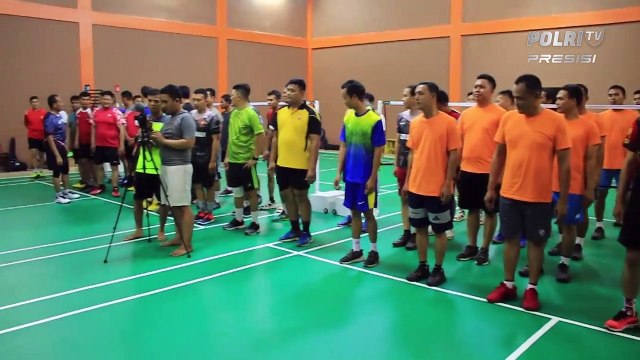 Polres Bengkayang Meriahkan Hari Bhayangkara Dengan Pertandingan Bulu Tangkis