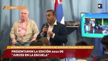 Presentaron la Edición 2022 de Jueces en la Escuela