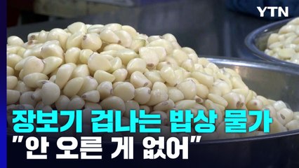 무섭게 오른 밥상 물가...상인도 주부도 '한숨' / YTN