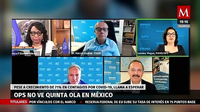 Pese a crecimiento de 71% en contagios por covid-19, OPS no ve quinta ola en México