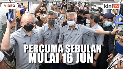 Semua perkhidmatan RapidKL percuma selama 30 hari - PM