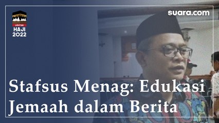 Berangkatkan Jurnalis Petugas Haji, Stafsus Menag: Berikan Edukasi di Setiap Pemberitaan