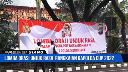 Kapolda PMJ Pembukaan Lomba Orasi