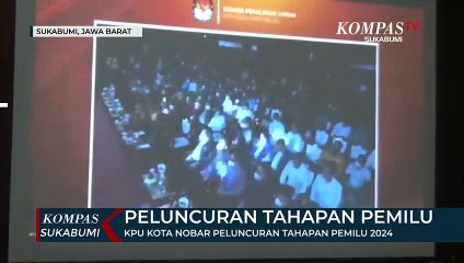 KPUKota Nobar Sukabumi Peluncuran Tahapan Pemilu 2024