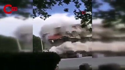 İzmir’de paniğe yol açan yıkım