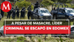 Líder criminal escapó tras tiroteo en Texcaltitlán, Estado de México