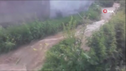 Ağrı'da iki köyde sel