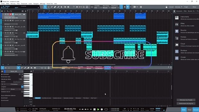 Studio One 5 Pro - Play of EDM project with Xfer Serum ( romance in cuba )