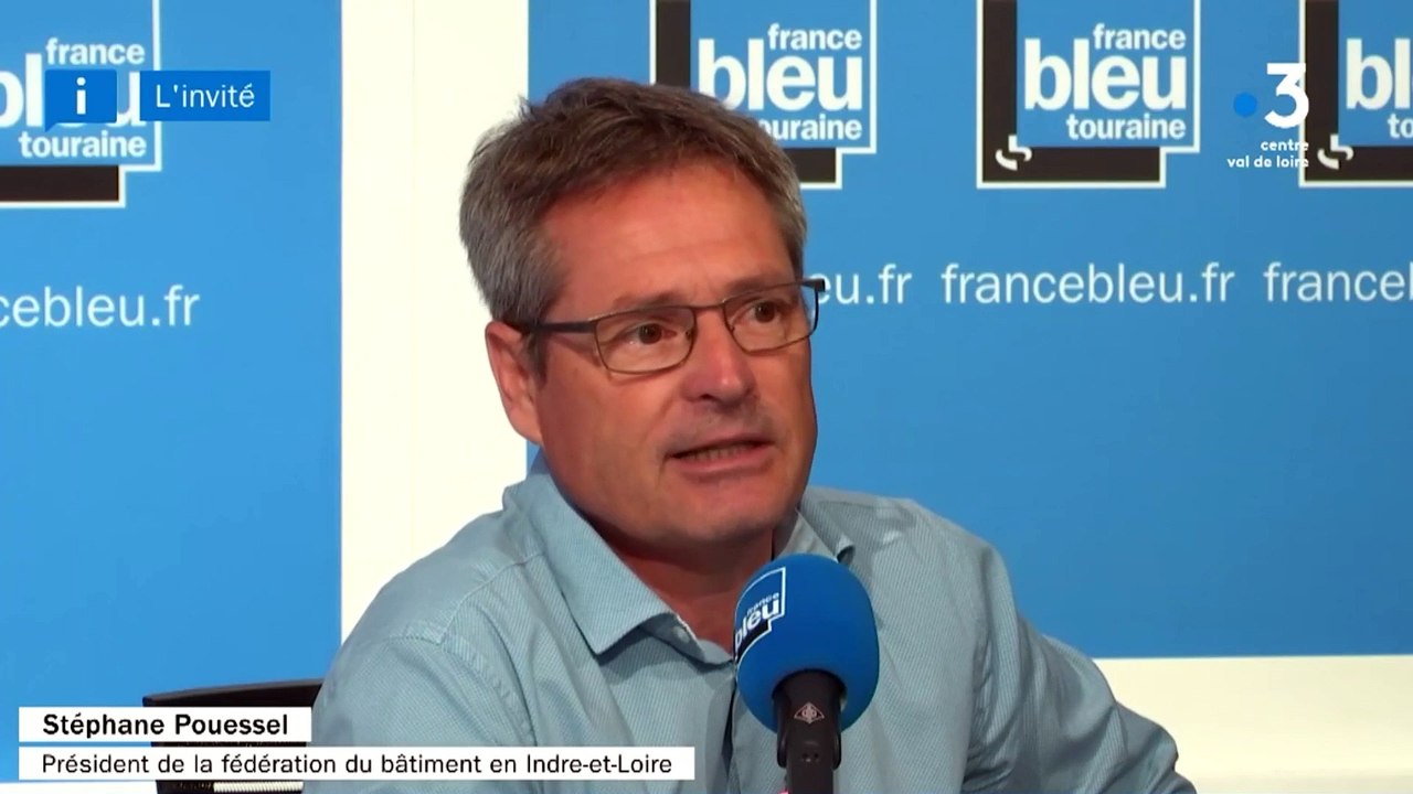 L'invité du 6/9 - Stéphane Pouëssel, président de la fédération du bâtiment en Indre-Et-Loire