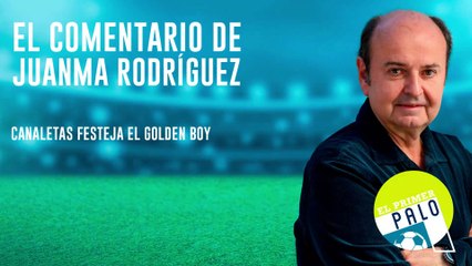 Juanma Rodríguez: Canaletas festeja el premio Golden Boy