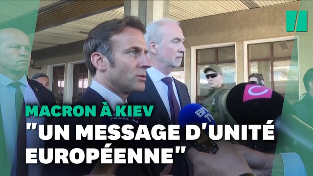 Guerre en Ukraine: Macron explique pourquoi il est à Kiev