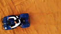 Quad bike ride in desert, desert safari Dubai