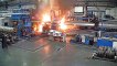 Une explosion colossale dans une usine d'aluminium extrudé