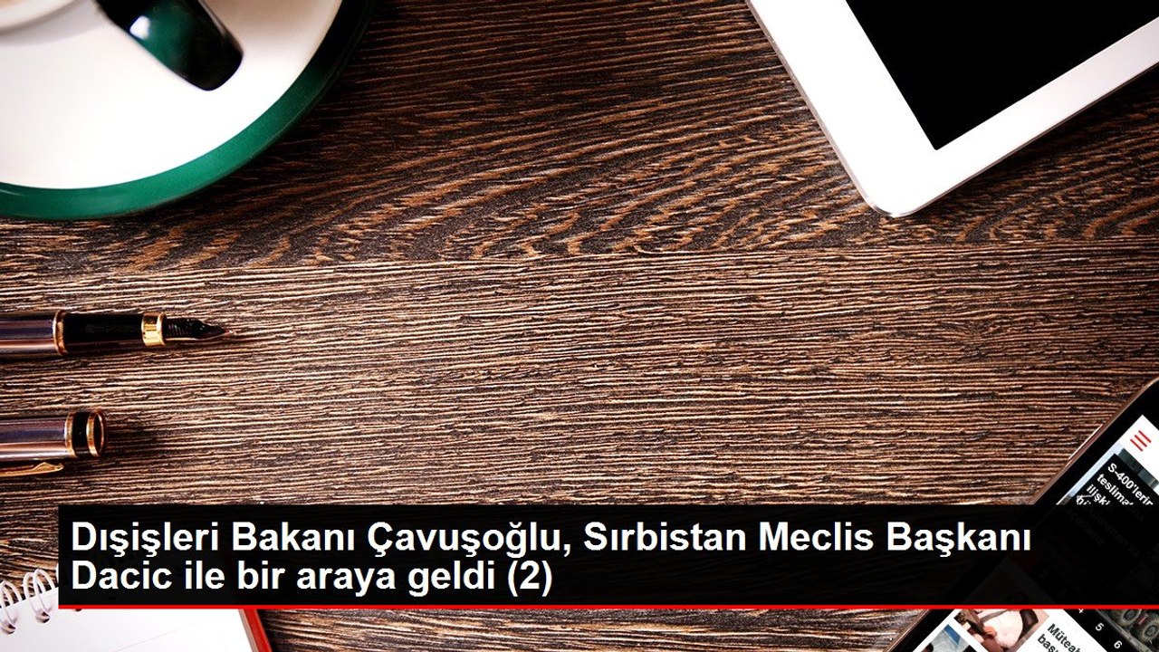 Dışişleri Bakanı Çavuşoğlu, Sırbistan Meclis Başkanı Dacic ile bir araya geldi (2)