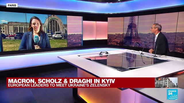 'We are here, we are focused': German, French, Italian leaders in Kyiv in show of support