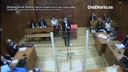 Declaración de Matilde García Duarte ante el juez por el caso mascarillas (2)