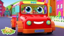 Otobüste tekerlekler kırmızı - Çocuklar için Tekerleme Videosu -Çocuk Tv Türkiye - Wheels on the Bus