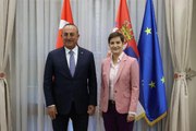 Dışişleri Bakanı Çavuşoğlu, Sırbistan Dışişleri Bakanı Selakovic ile görüştü