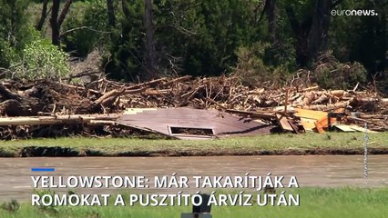Yellowstone: már takarítják a romokat a hét eleji pusztító árvíz után