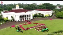 Presiden Jokowi Lakukan Upacara Sambut Kenegaraan Presiden Republik Federal Jerman di Istana Bogor