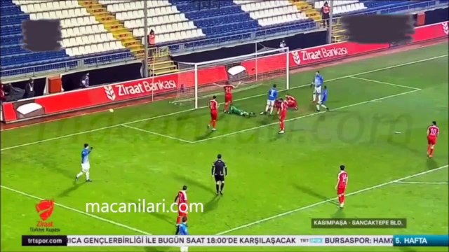 Kasımpaşa 6-1 Sancaktepe Belediyespor [HD] 18.01.2017 - 2016-2017 Turkish Cup Group B Matchday 5