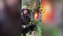 Marliana (Pistoia), incendio devasta un'abitazione