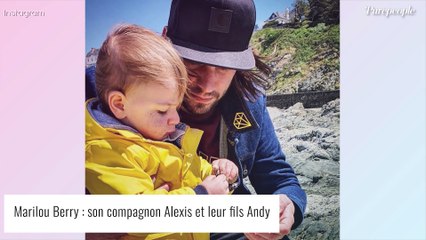 Download Video: Marilou Berry : Rare photo de son compagnon avec leur fils Andy, looké avec ses cheveux longs