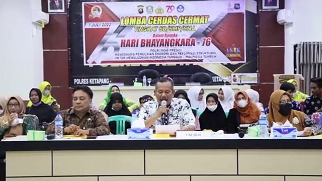 Sambut Hari Bhayangkara ke 76, Polres Ketapang Gelar Lomba Cerdas Cermat