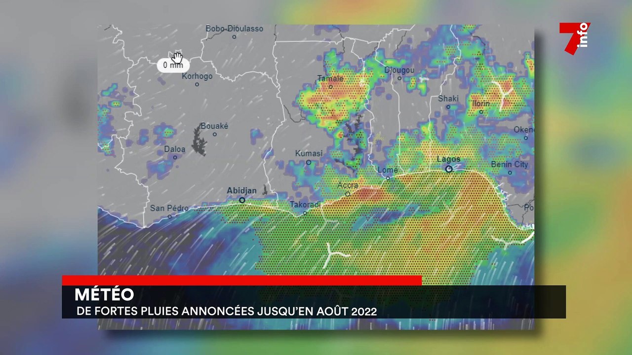 Météo : la Sodexam annonce de fortes pluies jusqu'en août 2022