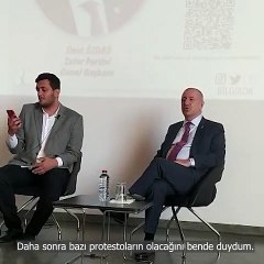 Kendisine yumurta atılacağını duyan Ümit Özdağ, davete cebinde yumurtayla gitti: Bunları pişirttim, daha sert
