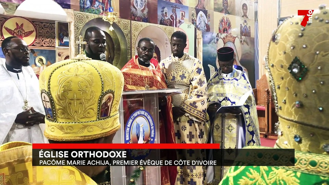 Église Orthodoxe : Pacôme Marie Achija, premier évêque de Côte d'Ivoire.