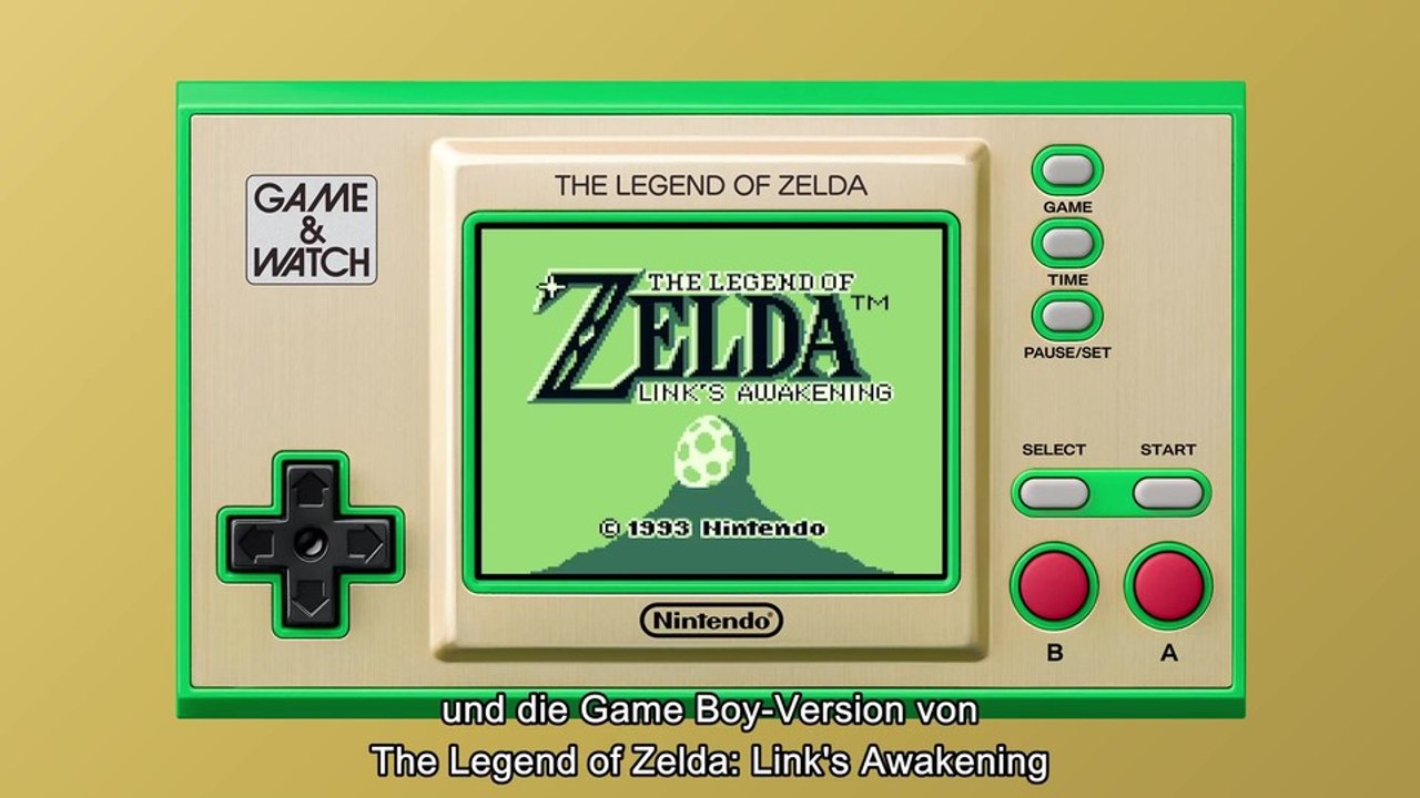 Game & Watch: The Legend of Zelda - Trailer zur Retro-Konsole im Mini-Format
