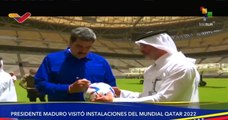 Mandatario venezolano visita instalaciones deportivas en Qatar